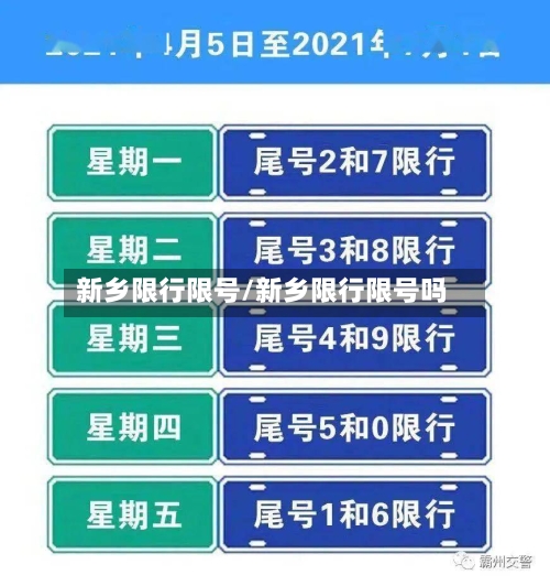 新乡限行限号/新乡限行限号吗