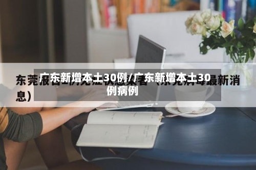 广东新增本土30例/广东新增本土30例病例