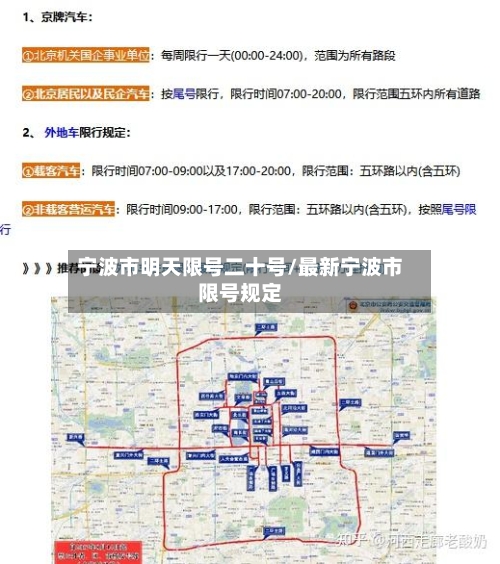宁波市明天限号二十号/最新宁波市限号规定