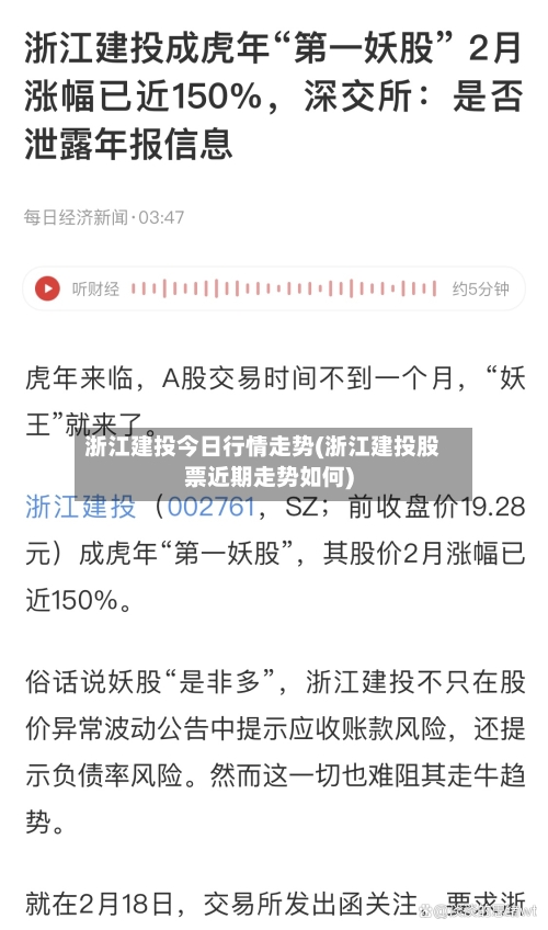 浙江建投今日行情走势(浙江建投股票近期走势如何)
