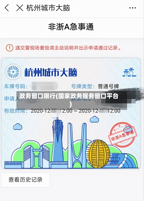 政务窗口限行(国家政务服务窗口平台)