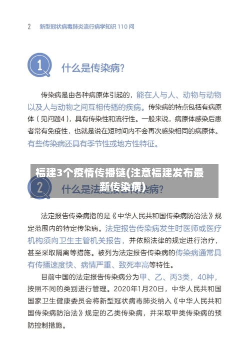 福建3个疫情传播链(注意福建发布最新传染病)