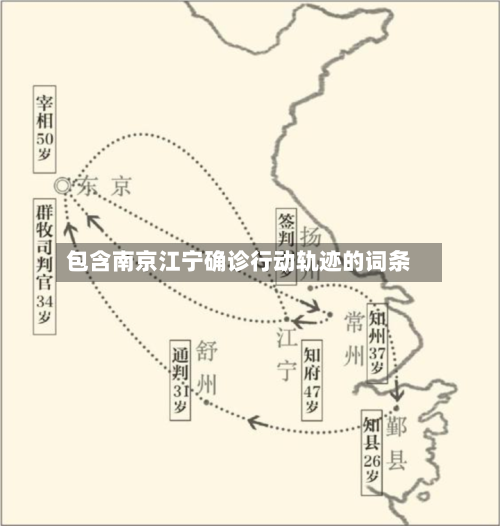 包含南京江宁确诊行动轨迹的词条