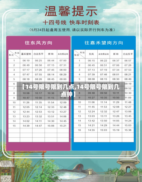 【14号限号限到几点,14号限号限到几点钟】