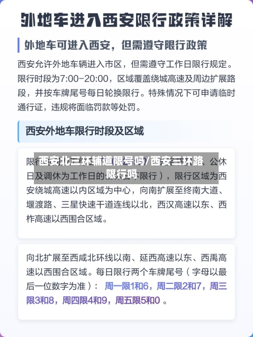 西安北三环辅道限号吗/西安三环路限行吗