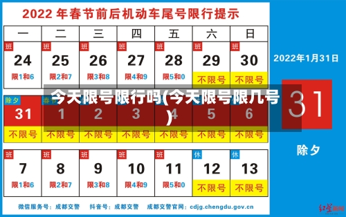 今天限号限行吗(今天限号限几号)