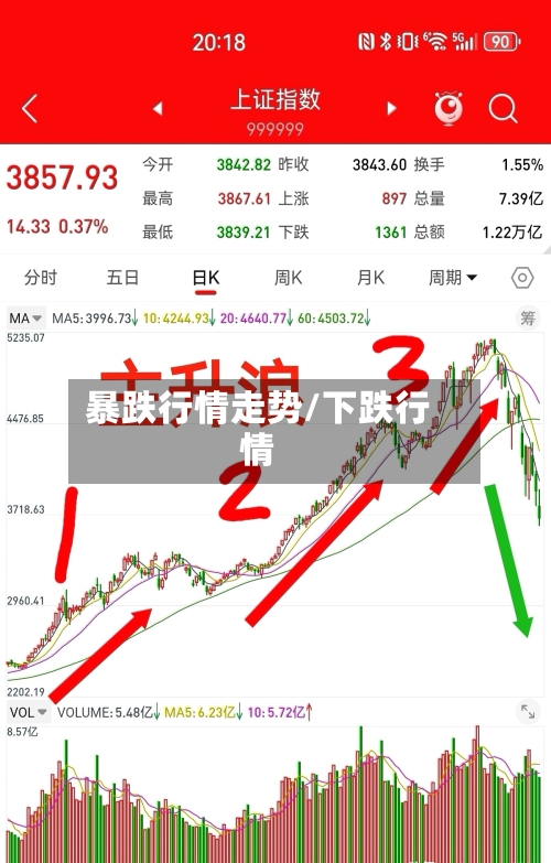 暴跌行情走势/下跌行情