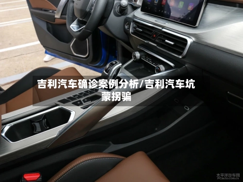 吉利汽车确诊案例分析/吉利汽车坑蒙拐骗