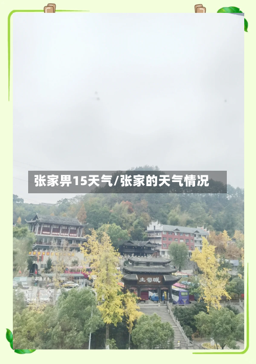张家畀15天气/张家的天气情况