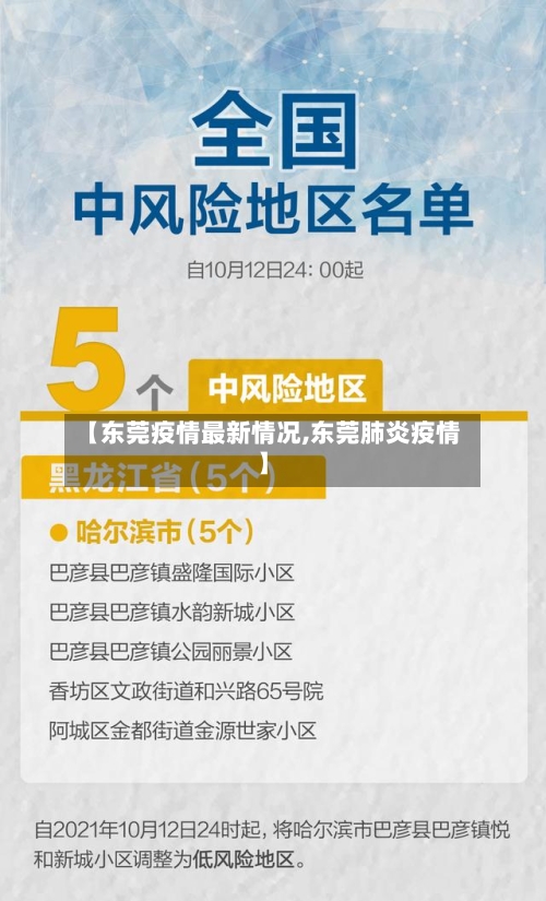 【东莞疫情最新情况,东莞肺炎疫情】