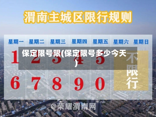 保定限号限(保定限号多少今天)
