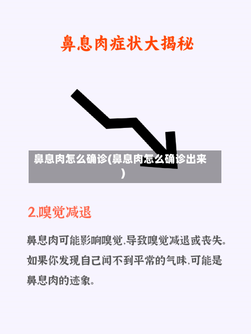 鼻息肉怎么确诊(鼻息肉怎么确诊出来)