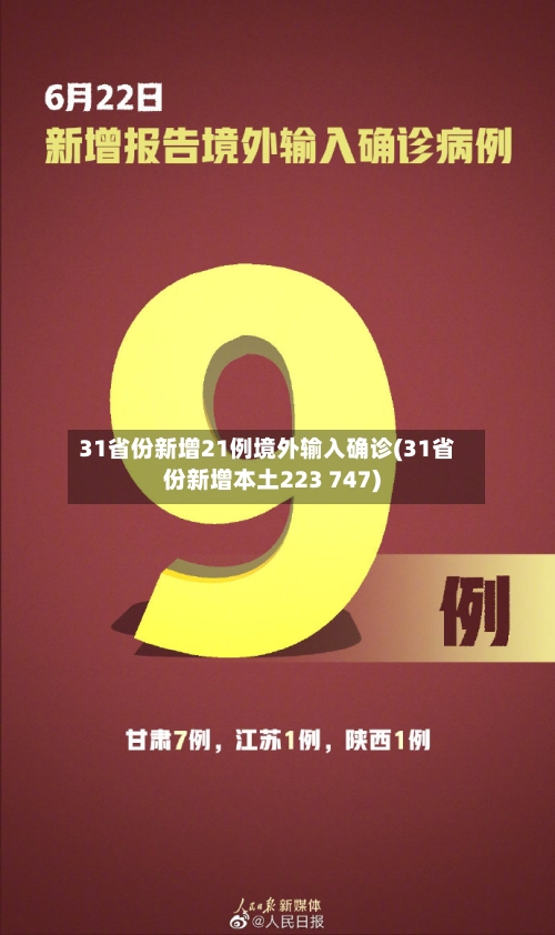 31省份新增21例境外输入确诊(31省份新增本土223 747)