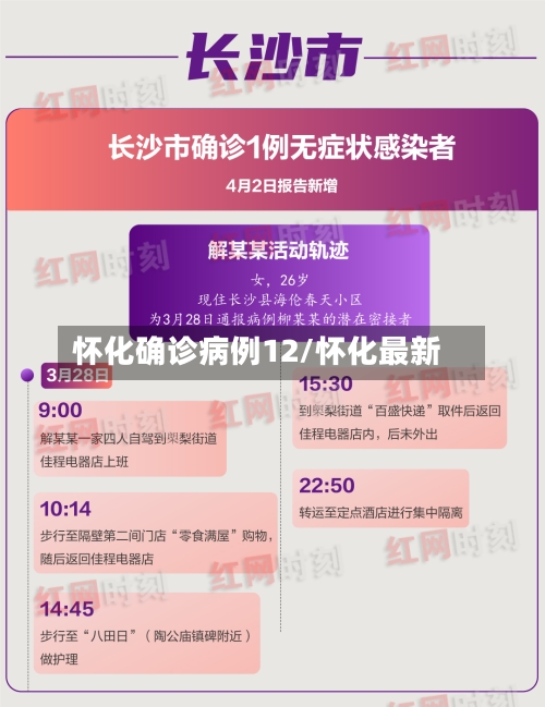 怀化确诊病例12/怀化最新