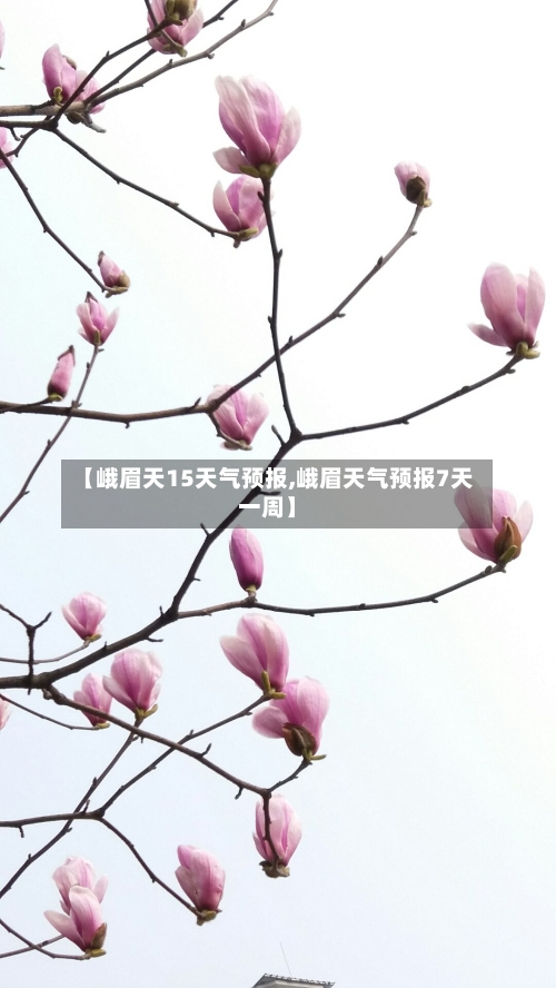 【峨眉天15天气预报,峨眉天气预报7天一周】