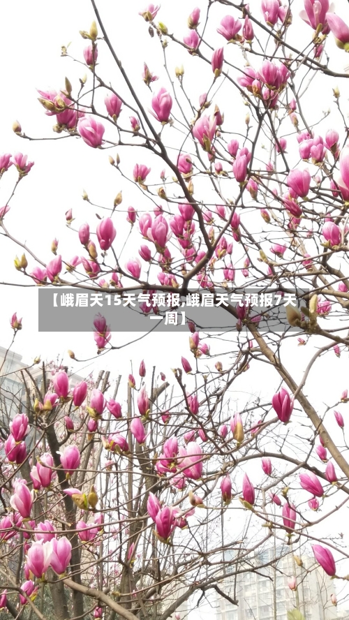 【峨眉天15天气预报,峨眉天气预报7天一周】