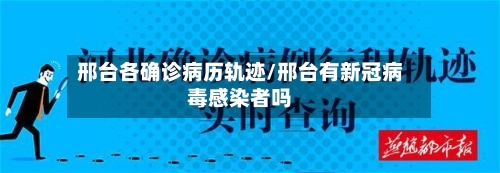 邢台各确诊病历轨迹/邢台有新冠病毒感染者吗
