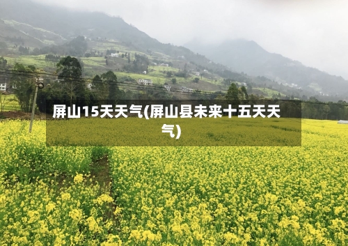 屏山15天天气(屏山县未来十五天天气)