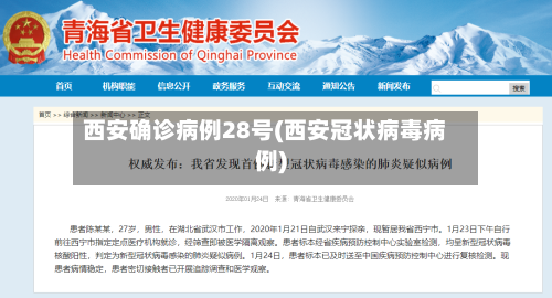 西安确诊病例28号(西安冠状病毒病例)