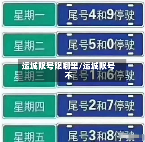 运城限号限哪里/运城限号不