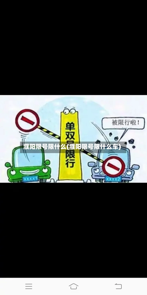 濮阳限号限什么(濮阳限号限什么车)