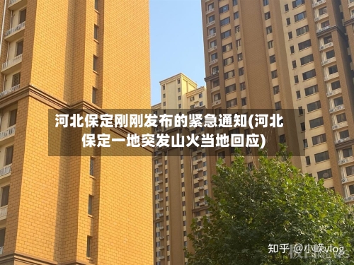 河北保定刚刚发布的紧急通知(河北保定一地突发山火当地回应)
