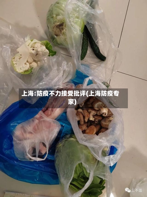 上海:防疫不力接受批评(上海防疫专家)